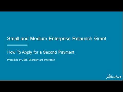 SME Relaunch Grant – Second Payment