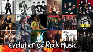 Evolution Of Rock Music (1949-2023)