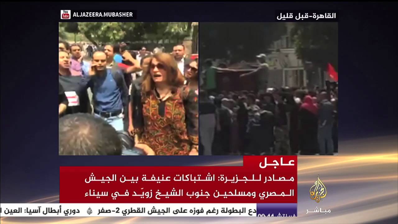 وقفة أمام نقابة الصحفيين احتجاجا على منع الصحفيين من الدخول ومظاهرة لمؤيدي النظام المصري