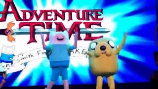 Powerpuff Girls, Ben10, Jake And Finn Of Adventure Time At The Event