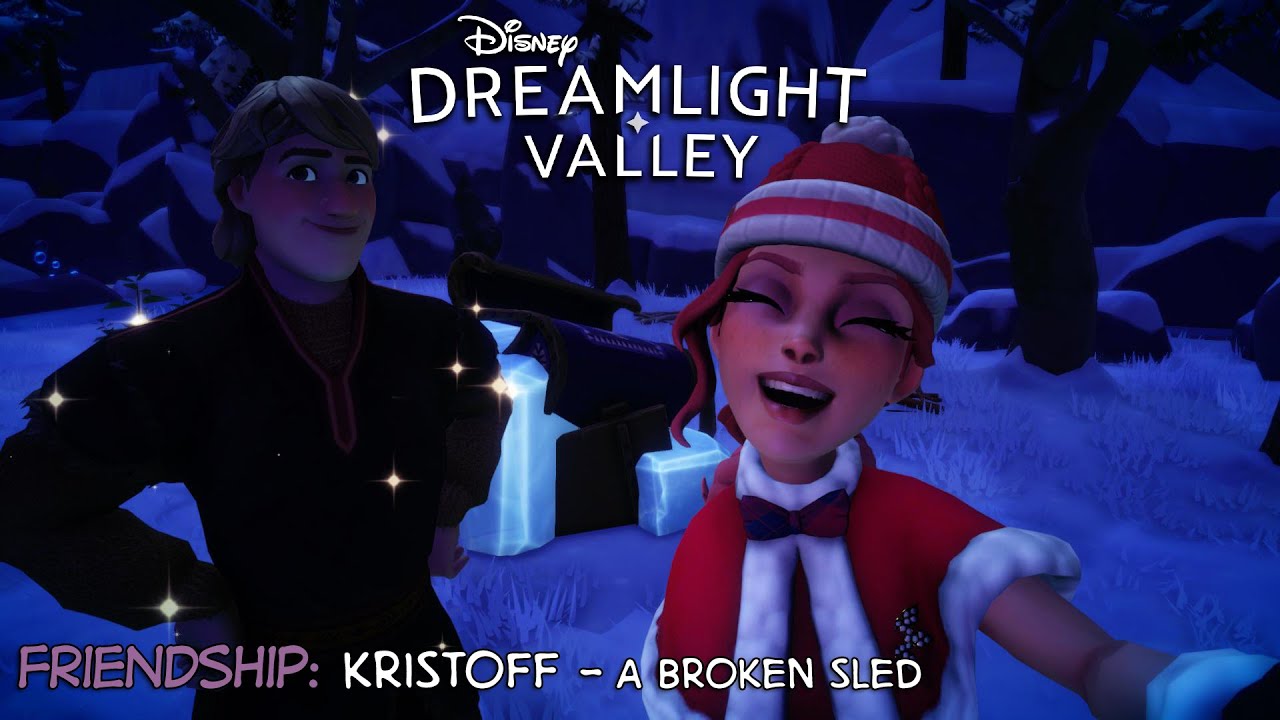 Dreamlight Valley Friendship Kristoff's Quest 3 A Broken Sled