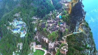 Amazing House On The Cliff The Most Dangerous Cliff Road Wonders Of China