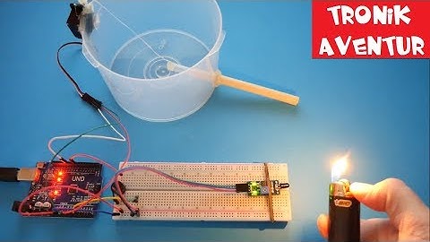 TRONIK AVENTUR 269 - AUTOMATIC FIRE EXTINCTION - ARDUINO + FLAMME SENSOR