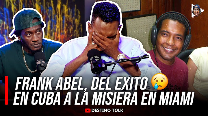 Frank Abel : De ser el mejor locutor de cuba 🇨🇺 a pasar necesidades y no tener trabajo en miami.