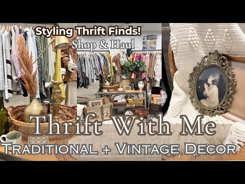 THRIFT WITH ME AT MY FAVORITE THRIFT STORE/THRIFTED HOME DECOR HAUL ...