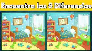 5 Diferencias en la HABITACION en 4 minutos / Vamos a Pensar