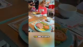 Old Ladys Funny Gesture Gets Fussy Girl To Eat Again