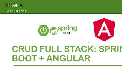 Tutorial como crear un CRUD Full Stack con Spring Boot + Angular ...