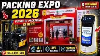 Packing Expo 2026 - Future of Packaging & AI Robots! India's Biggest Packaging Expo | Complete Tour