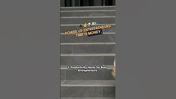 5 Productivity hacks for busy entrepreneurs. #productivitytips #productivityhacks #motivation #goal