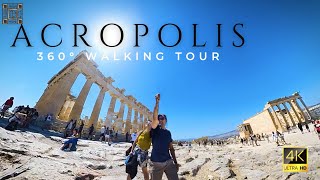 Acropolis Athens Greece | 360° Walking Tour | Rediscovering Greece | 4K