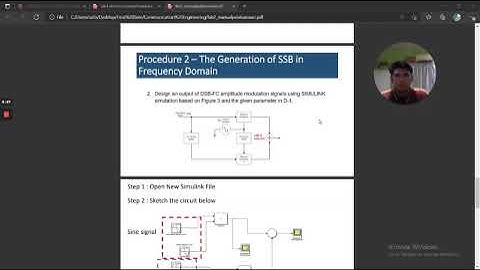 lab 2 communication engineering: Single Side Band Modulation using Simulink
