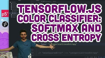 7.9: TensorFlow.js Color Classifier: Softmax and Cross Entropy