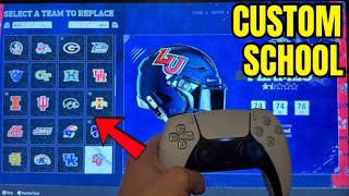 College Football 26: How to Import Custom School Team Builder in Dynasty Tutorial! (PS5 & Xbox)