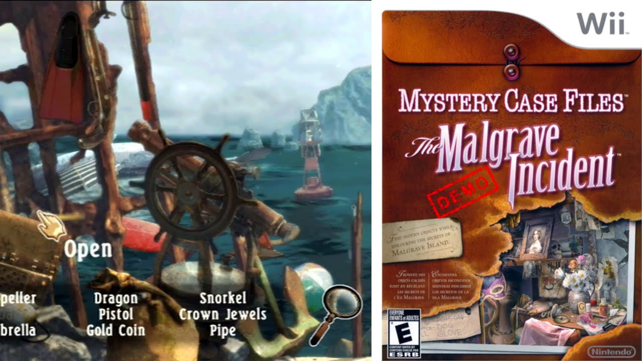 Mystery Case Files: The Malgrave Incident ... (Wii) Gameplay - YouTube