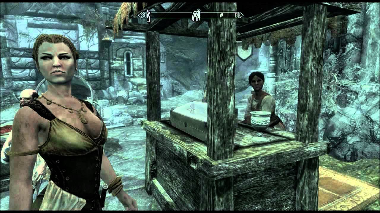 This is the hottest woman I've found in Skyrim. 