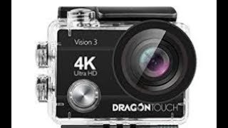 Dragon Touch 4K Vision 3 Action Camera Video Demo #2 'Underwater & Action Cam'