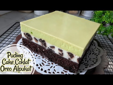 Cara Membuat Puding Alpukat Oreo