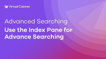 Advanced search | Virtual Cabinet