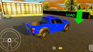 Offroad Pickup Cargo Truck Simulator 2022 - سائق شاحنة نقل البضائع في الطرق الوعرة أحد المسارات screenshot 5