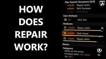 Repair and healing explained