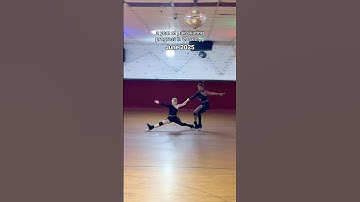 1 year of pair skating progress in 20 seconds 🛼💪🏻🩷 #rollerskater