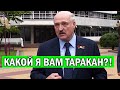 Лукашенко СЦЕПИЛСЯ с простым народом НА УЛИЦЕ - какой я вам ТАРАКАН?!