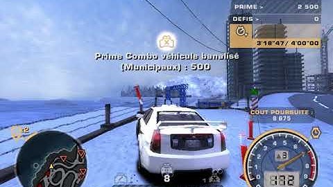 Complete NFSMW Challenge Series #18 in 1 Minute (Pursuit Duration 0:49.66)