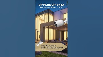 CP Plus CP V41A 4MP Wi-Fi Camera Outdoor Security Bullet CCTV Camera for Home & Business #shorts