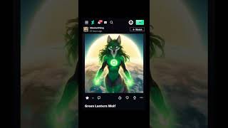 SiberianThing (DeviantArt) - Green Lantern Wolf