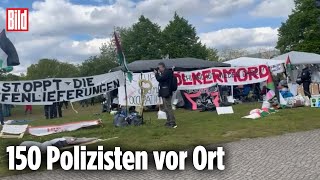 Berlin: Polizei räumt Pro-Palästina Camp am Bundestag