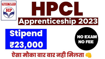 HPCL Apprenticeship 2023 | HPCL Apprentice Recruitment 2022