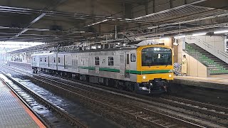 試9594MクモヤE493系オク01編成宇都宮線ハンドル訓練大宮駅入線