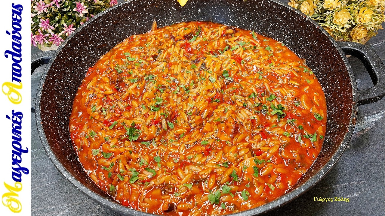 Χταποδάκι με Κριθαράκι & Λαχανικά.🐙 Νηστίσιμο Θαλασσινό Φαγητό που Μοσχοβολά Ελλάδα