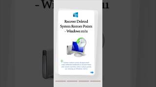 Recover Deleted Restore Points in Windows 10/11 (6 Smart Fixes)#windowstips #systemrestore