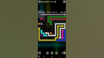 How To Solve Flow Free Bridges 12x12 Mania Pack Level 84 Board Walk Through Solution Walkthrough