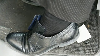 Driving And Refueling Wearing Hot Loose Cole Haan Dress Shoes