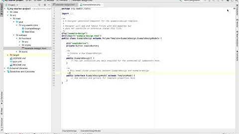 Vaadin Designer tutorial - Create & connect a design