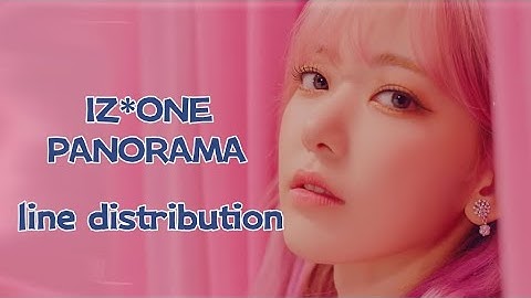IZ*ONE-PANORAMA|line distribution[vertical video]