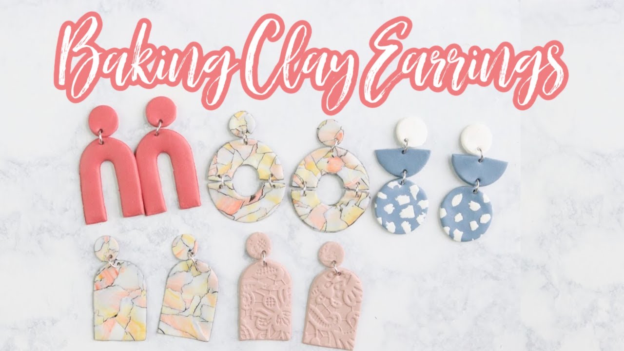 How to Bake Polymer Clay Earrings — Homemade Earrings Hobby