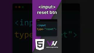 Reset Button #programming #frontendcourse #coding