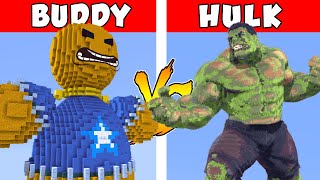 HULK vs KICK THE BUDDY – PvZ vs Minecraft vs Smash