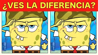 👁 ENCUENTRA la DIFERENCIA - Bob Esponja - ¿Puedes encontrar a tiempo las 10 diferencias?