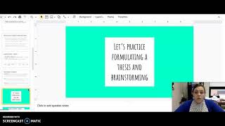 Mastering the Argument Review Part I, section 2
