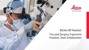 MyVeo 3D Headset: Focused Surgery, Ergonomic Freedom, Team Collaboration