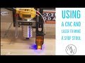 Using A CNC And Laser To Make A Step Stool // DIY Woodworking Using A CNC And Laser To Make A Step Stool // DIY Woodworking