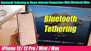 iPhone 12/12 Pro: How to Bluetooth Tethering to Share Internet Connection With Macbook/iMac screenshot 4