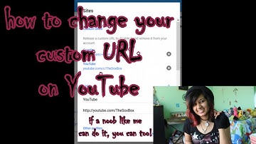 how to change your custom URL on YouTube | VEDIN 2018 day 8