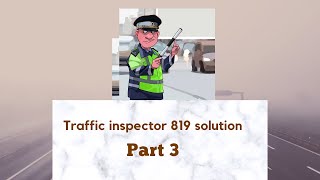 Traffic inspector post code 819. Solved Question paper