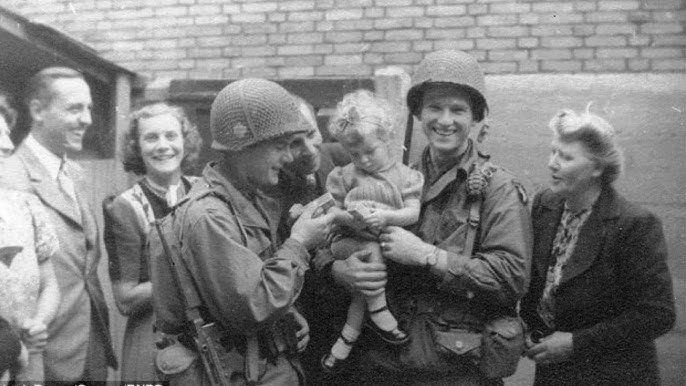 Dutch Civilians Broke Down When American Soldiers Saved Their Children from Famine - YouTube